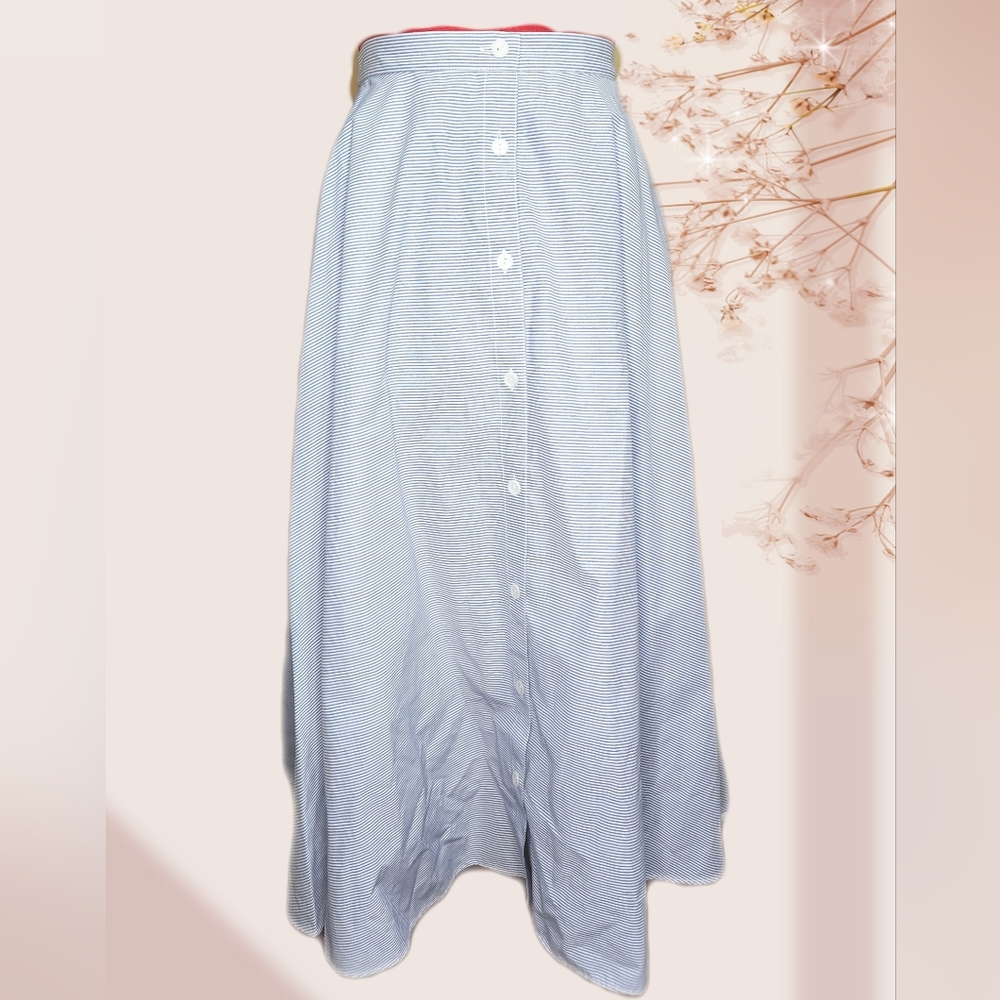(4/$20) Uniqlo Pinstripe Skirt